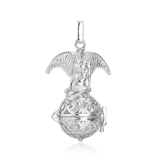 1pc Fit 16mm Ball Hollow Necklace Pendants Virgin