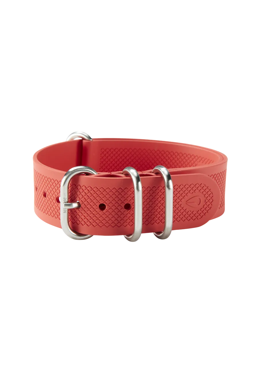 20mm FKM Rubber One Piece Band - Fire