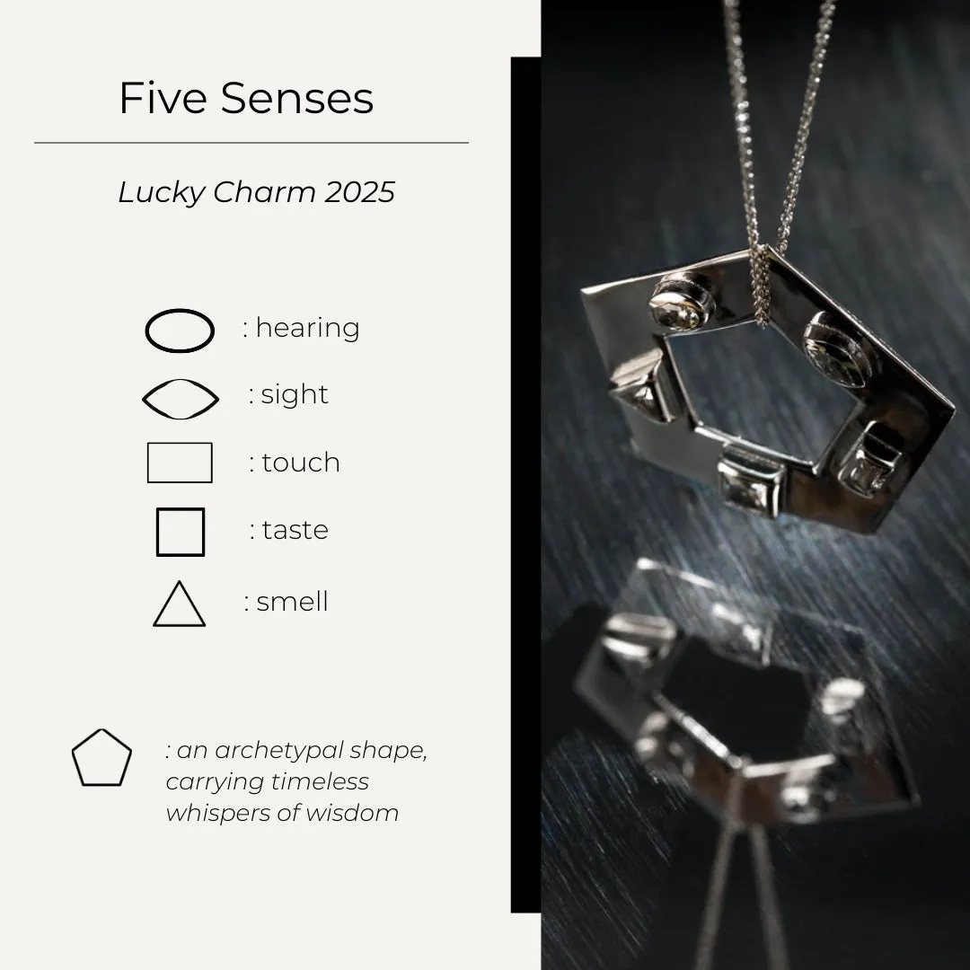 5 senses - Lucky Charm 2025 - necklace - silver 925