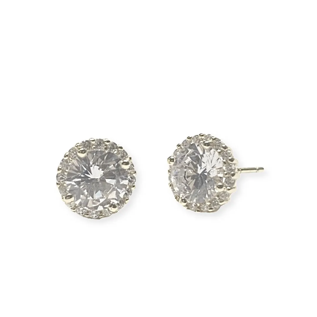 Adriene Round (L) Studs