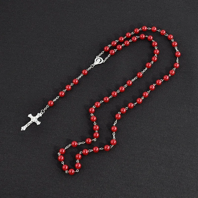 Amulet Pendant Egyptian Ankh Crucifix Necklaces Pendants Stainless Steel Symbol of Life Cross Necklaces Jewelry Gifts Chains