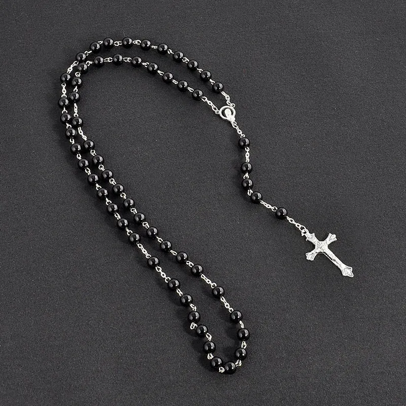 Amulet Pendant Egyptian Ankh Crucifix Necklaces Pendants Stainless Steel Symbol of Life Cross Necklaces Jewelry Gifts Chains