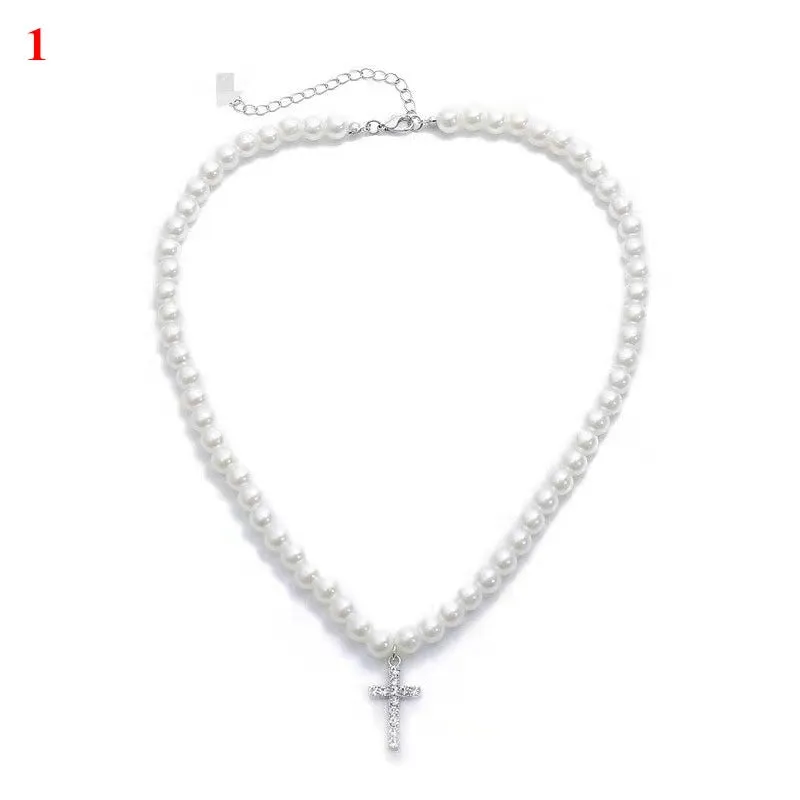 Amulet Pendant Egyptian Ankh Crucifix Necklaces Pendants Stainless Steel Symbol of Life Cross Necklaces Jewelry Gifts Chains