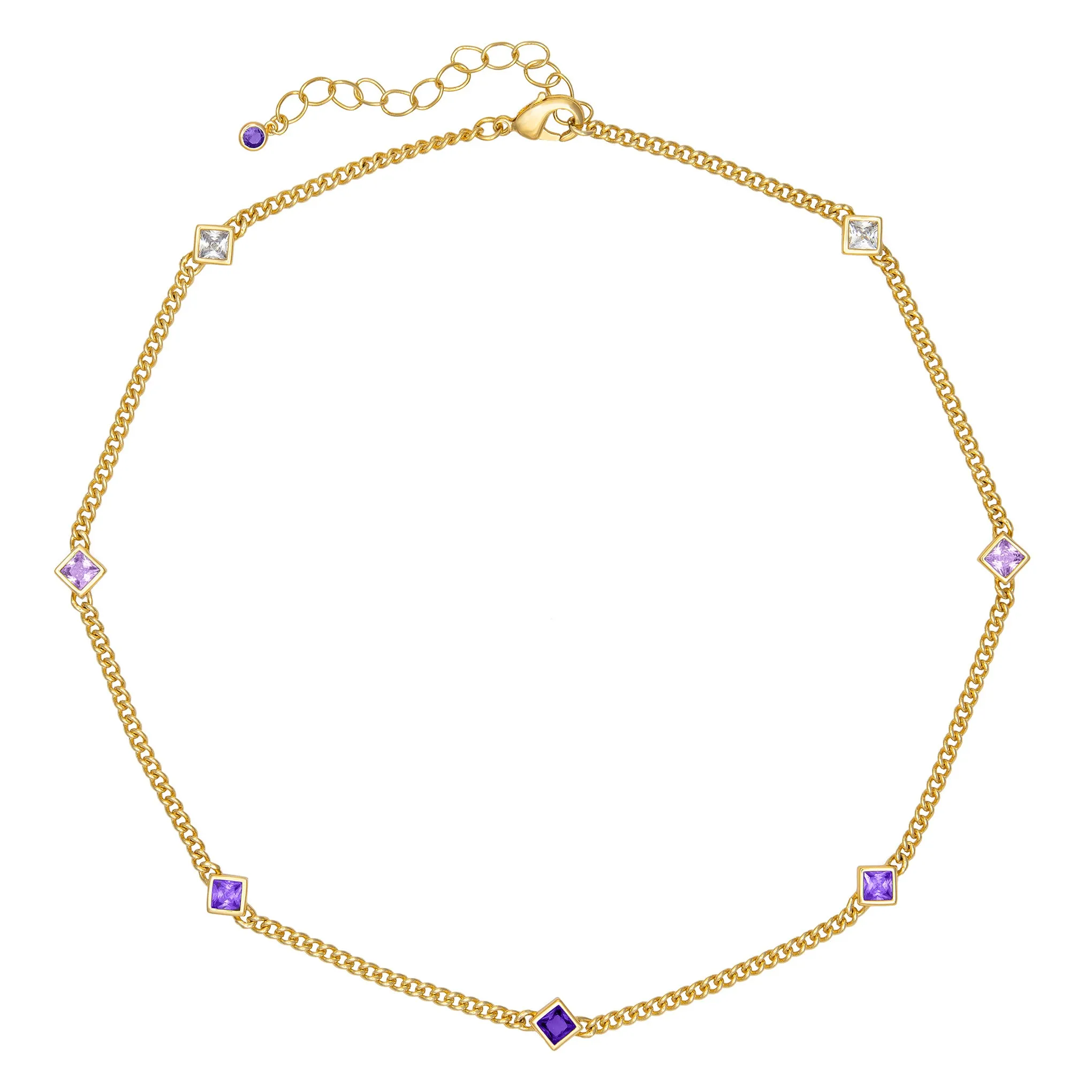 Aura Necklace - Purple