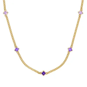 Aura Necklace - Purple