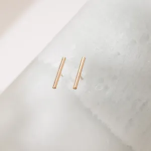 Bar Stud Earrings