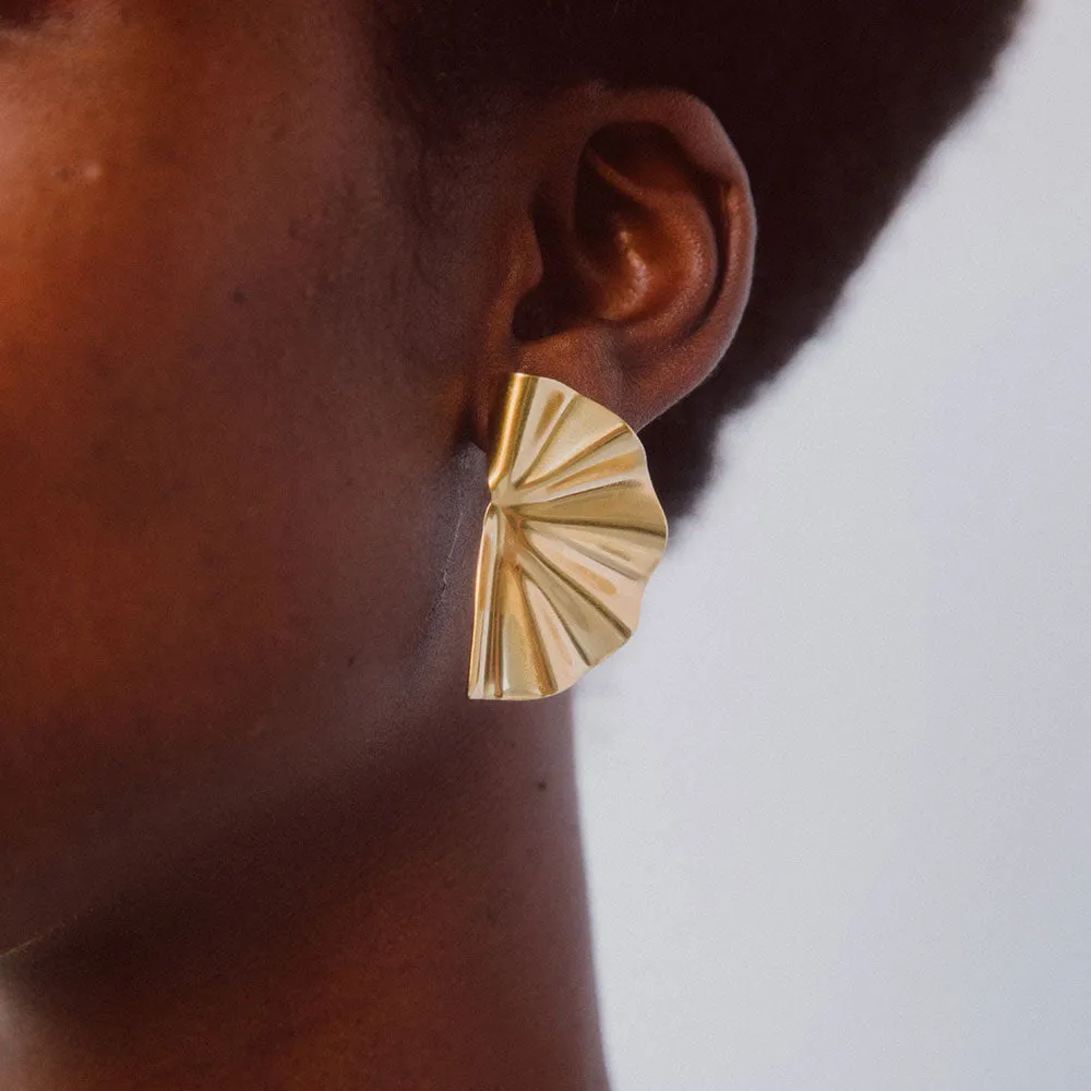 Bidu Fanned Stud Earrings