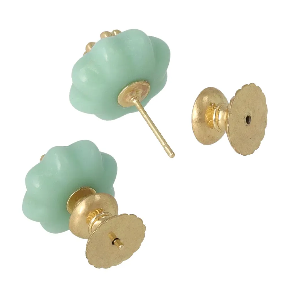 Cabinet Knob Stud Earrings