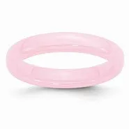 Ceramic Pink 4mm Polished Wedding Band Ring