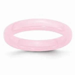 Ceramic Pink 4mm Polished Wedding Band Ring