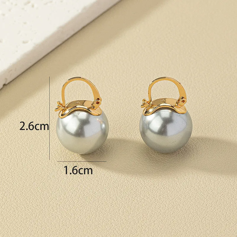 Chic Imitation Pearl Earrings with Modern Design for Wholesale Market.