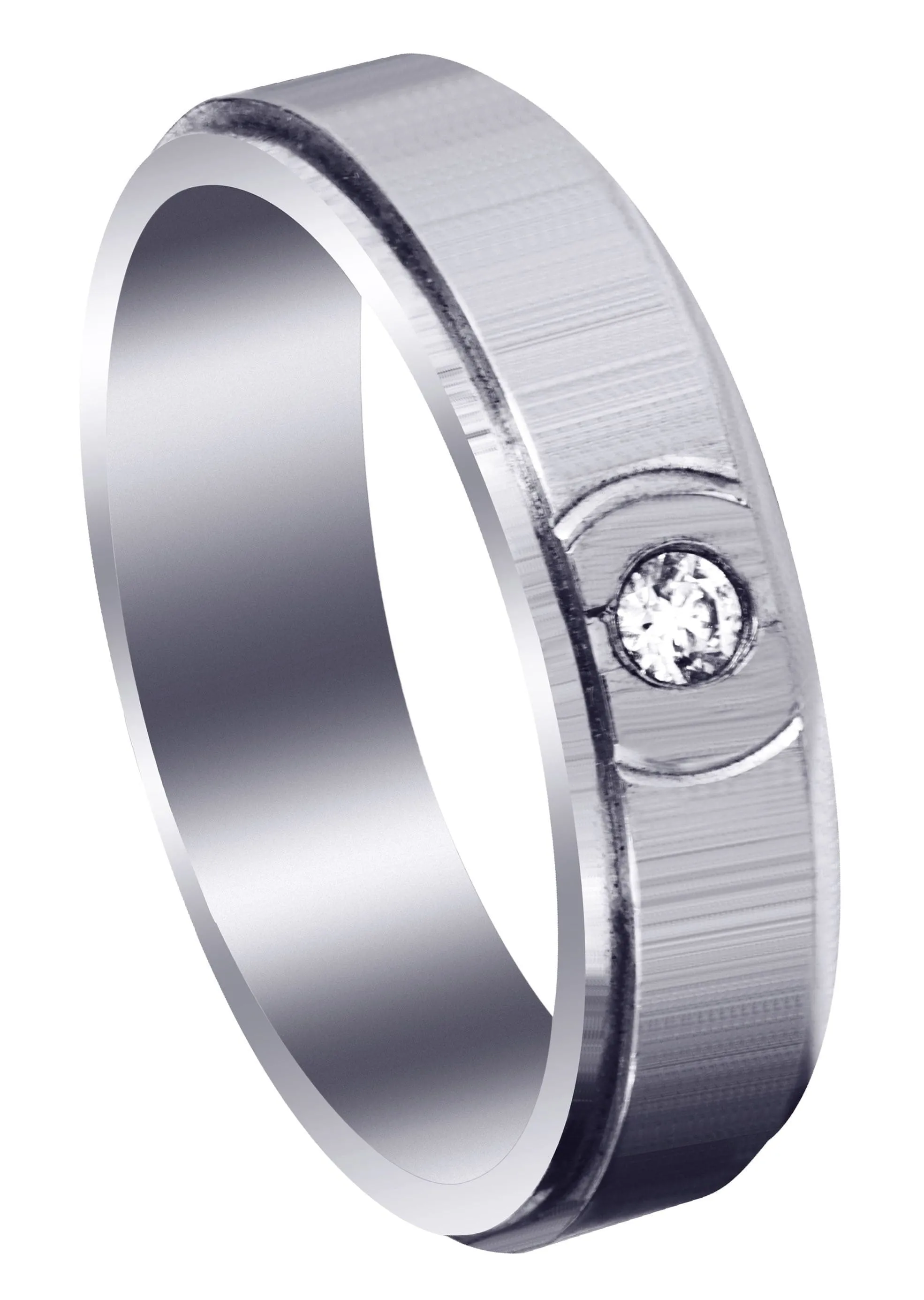 Classic Diamond Mens Wedding Band | 0.07 Carats (Clayton)