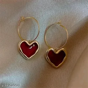 Classy Gold-Plated Alloy Hoop Earrings &amp; Studs