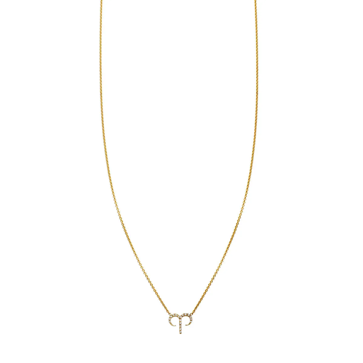 Diamond Aries Necklace