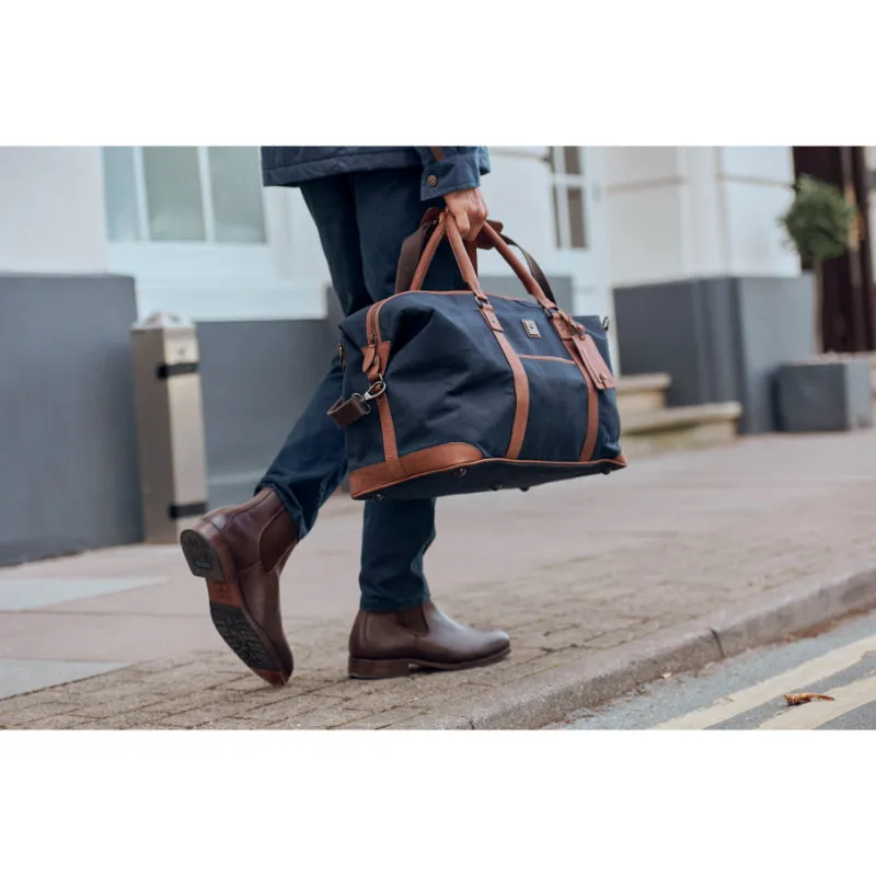 Dubarry Brittas Wax Cotton Holdall - Navy