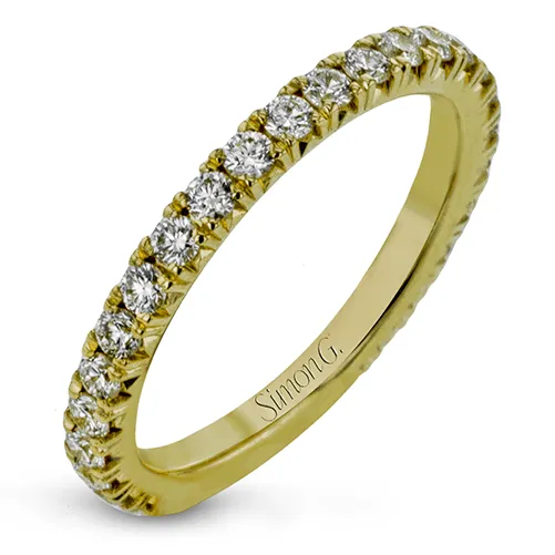 Eternity Wedding Band in 18k Gold with Diamonds