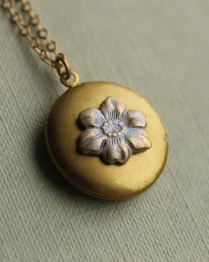 Forget Me Not Locket