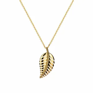 Gaia - Tropical Leaf - Sterling Silver Necklace