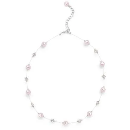 Izzy Colored Pearl and Crystal Necklace