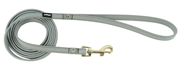 Li'l Pals Dog Collar Jeweled Grey Petite Sm 3/8"x8-10"