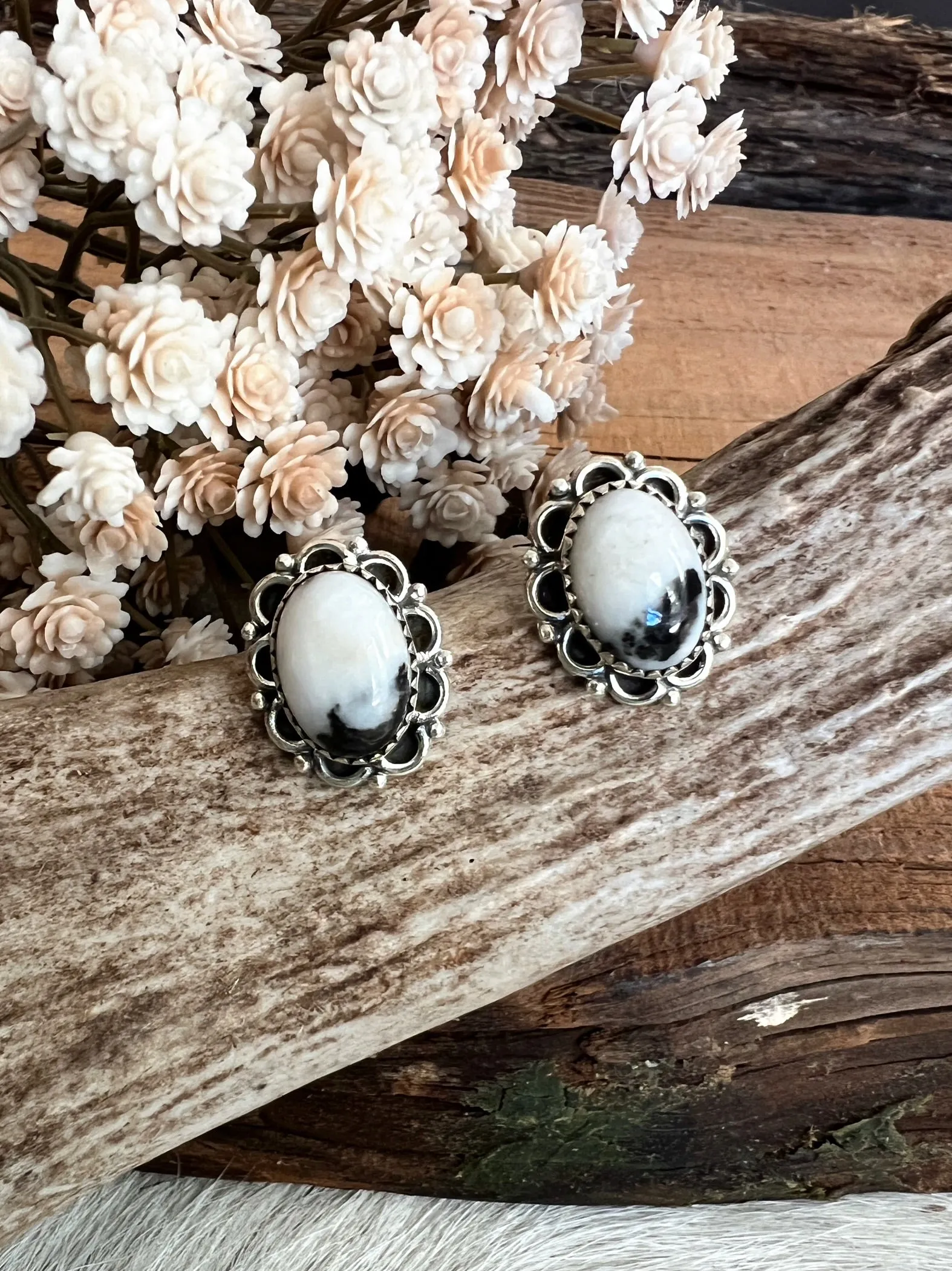 Madam Navajo Sterling Silver Earrings