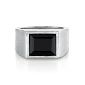 Men's Onyx Signet Ring