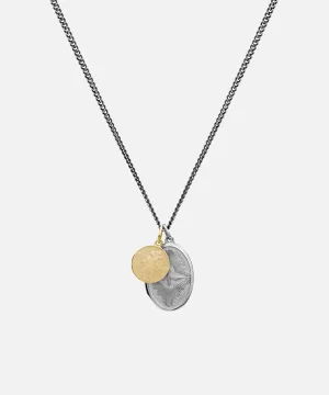 Miansai Mini Dove Pendant Necklace in Silver/Gold