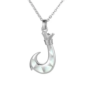 Mother of Pearl Bahamas Fishhook Pendant