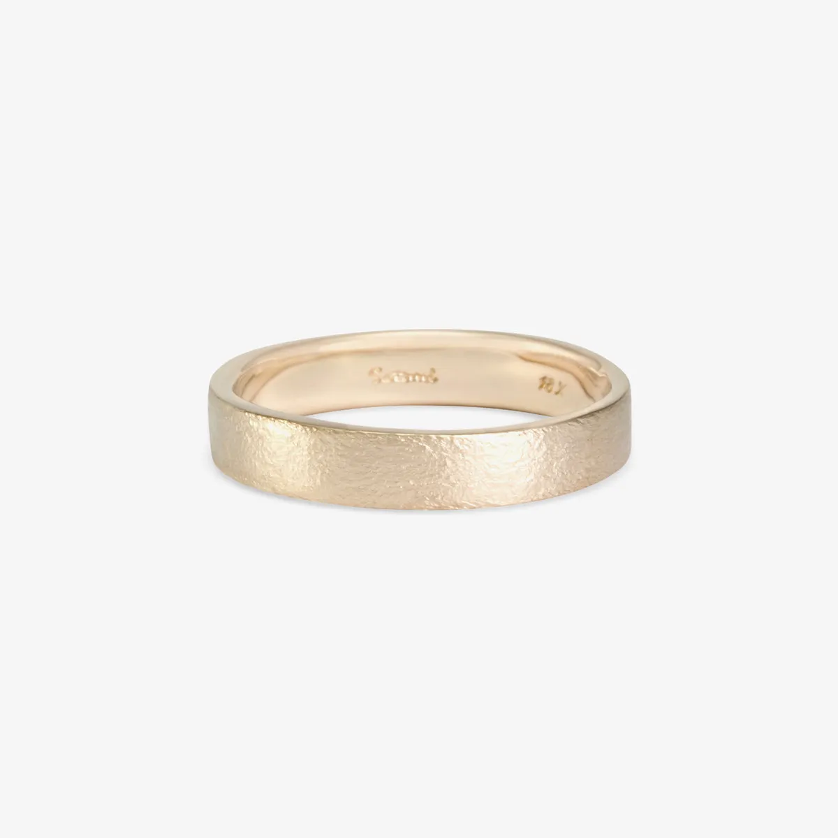 MR0117 | 4.2mm Square Gilded Band