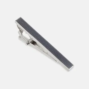 Navy Patterned Tie Bar