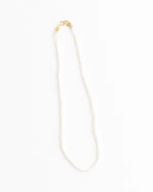 Necklace in Petite Pearl