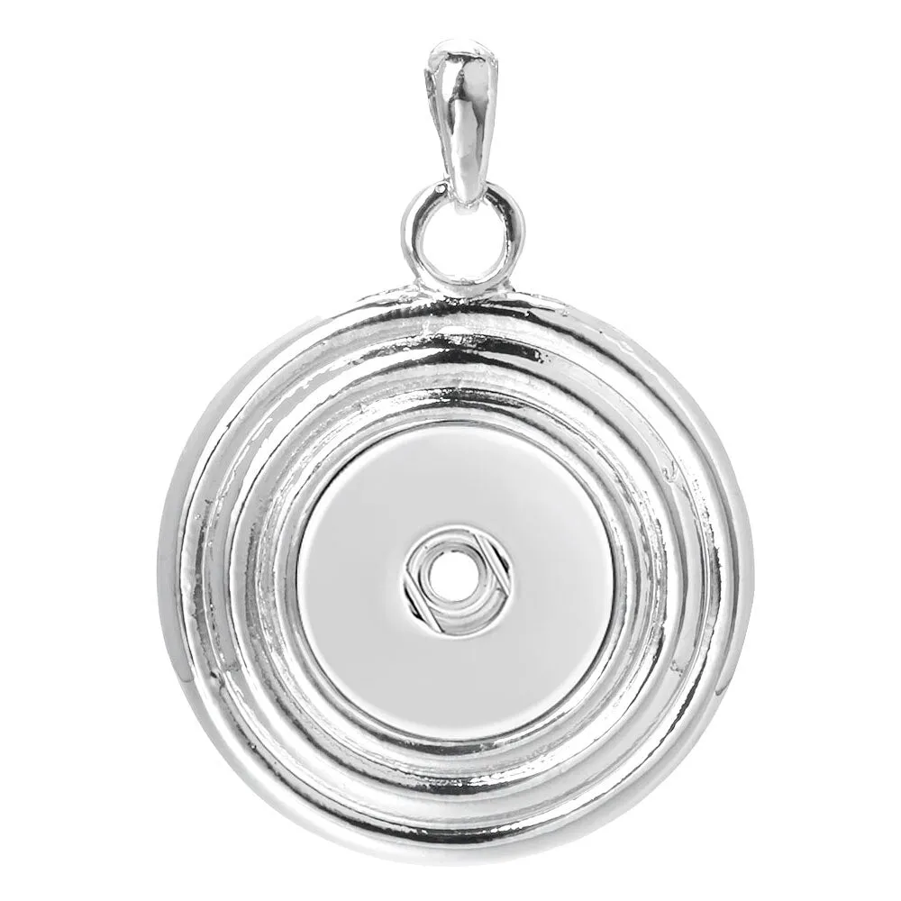 New Snap Pendant Necklace Metal Snap Necklaces Fit 18mm Snap Button Fashion Snap Jewelry DIY Pendant