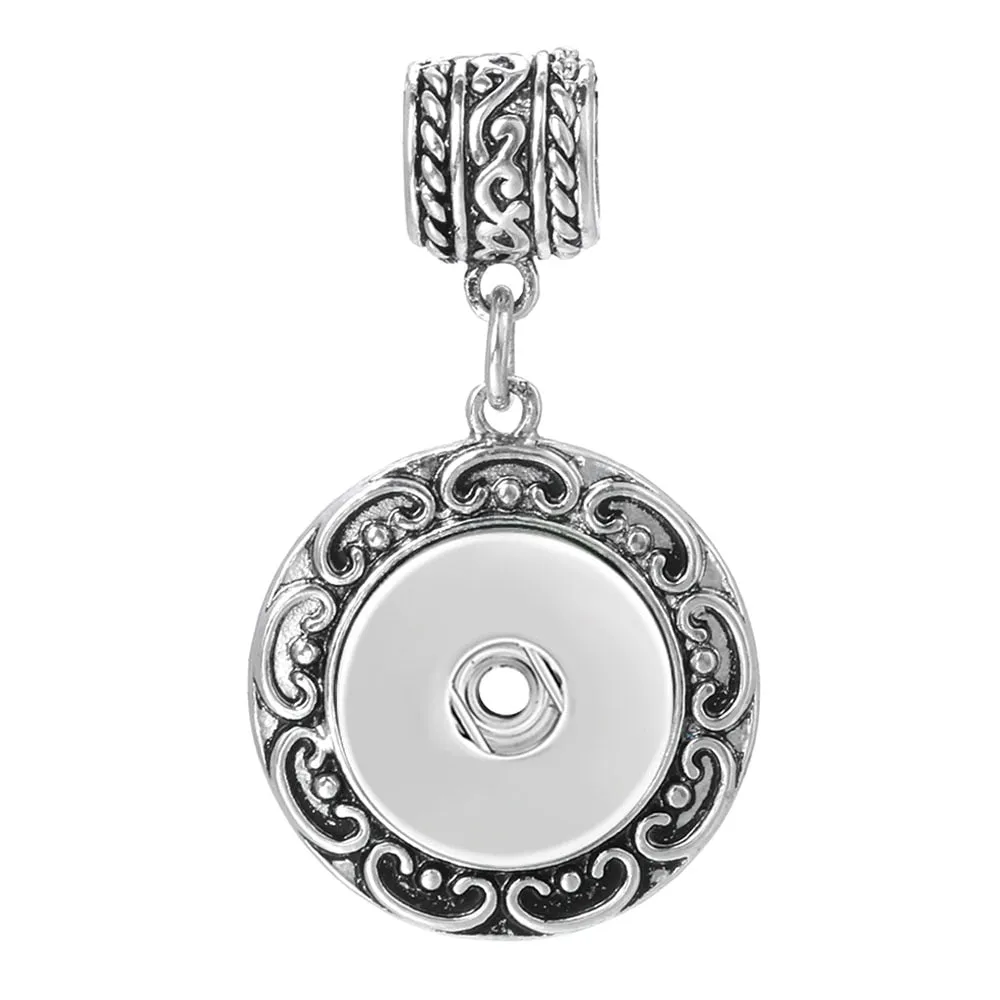 New Snap Pendant Necklace Metal Snap Necklaces Fit 18mm Snap Button Fashion Snap Jewelry DIY Pendant