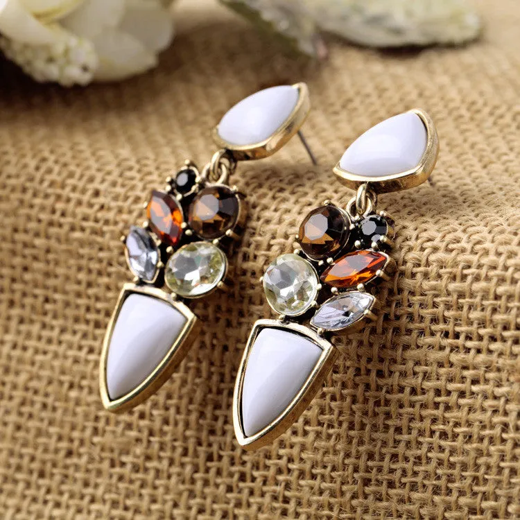 New Yorks Charming Statement Earrings Bobo Chic Bijouterie Drop Earrings