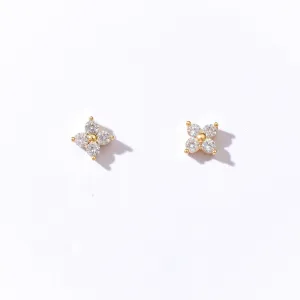 Orkid Studs | White