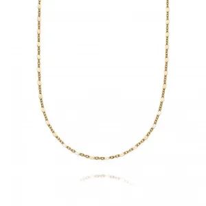 Peachy Chain 18ct Gold Plated Necklace RN08_GP