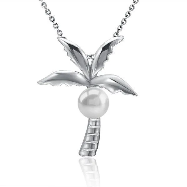 Pearl King Palm Tree Pendant