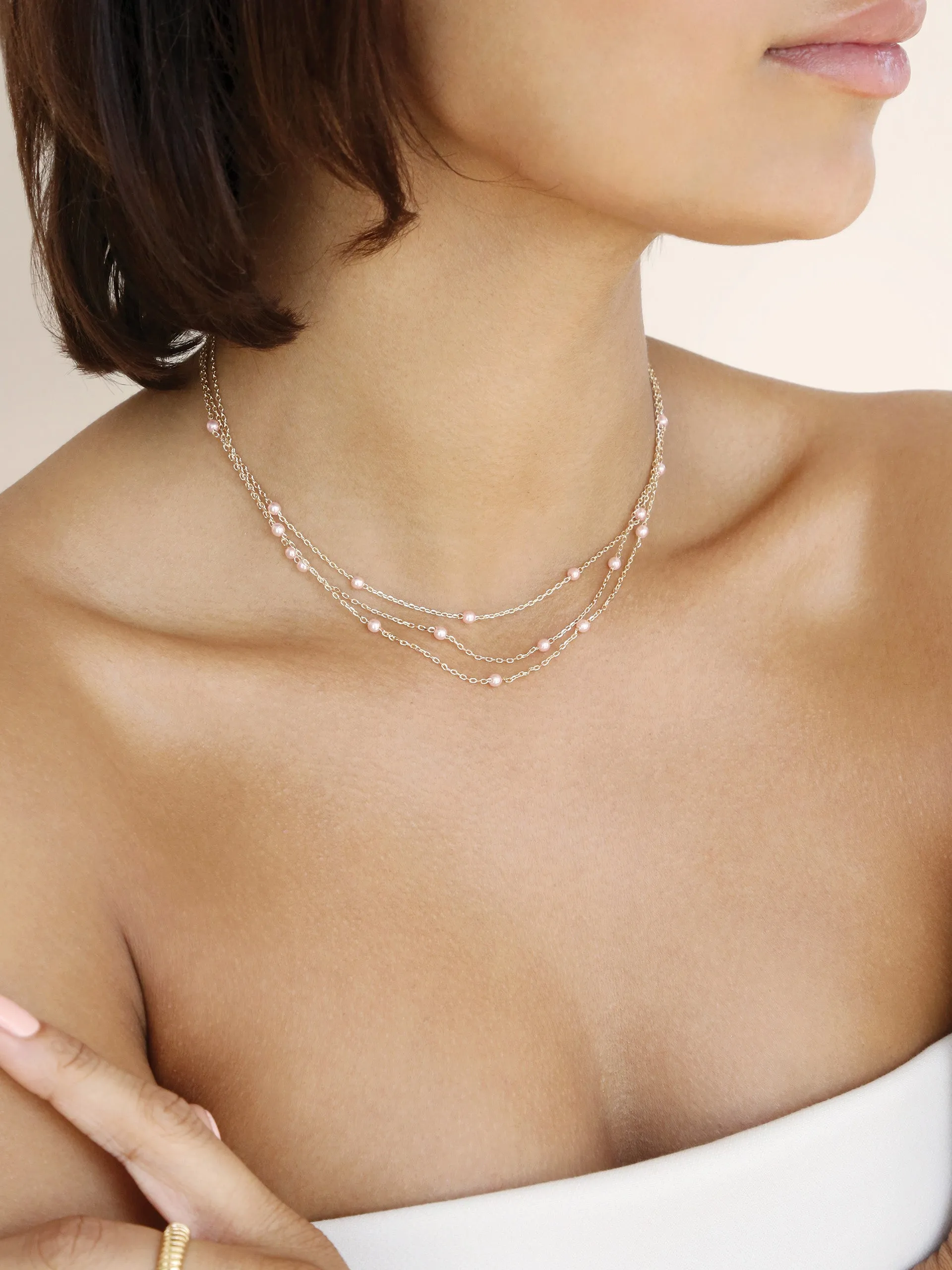 Perfect Stone Layered Necklace