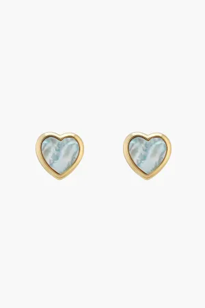 Petite Heart Studs