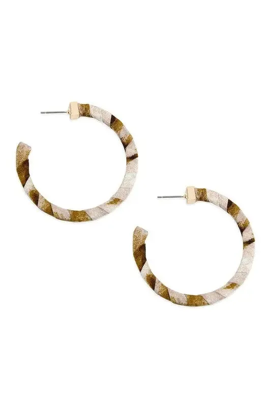 Pretty and Posh Hoop Earrings