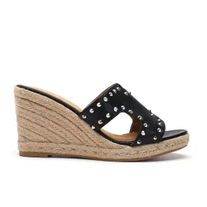 Regina Black Espadrilles