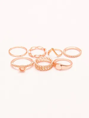 Rose Gold Ring Set