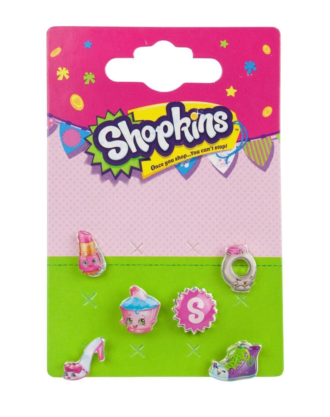 Shopkins Characters Kids Earrings Set