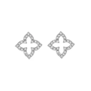 Silver Casablanca Studs