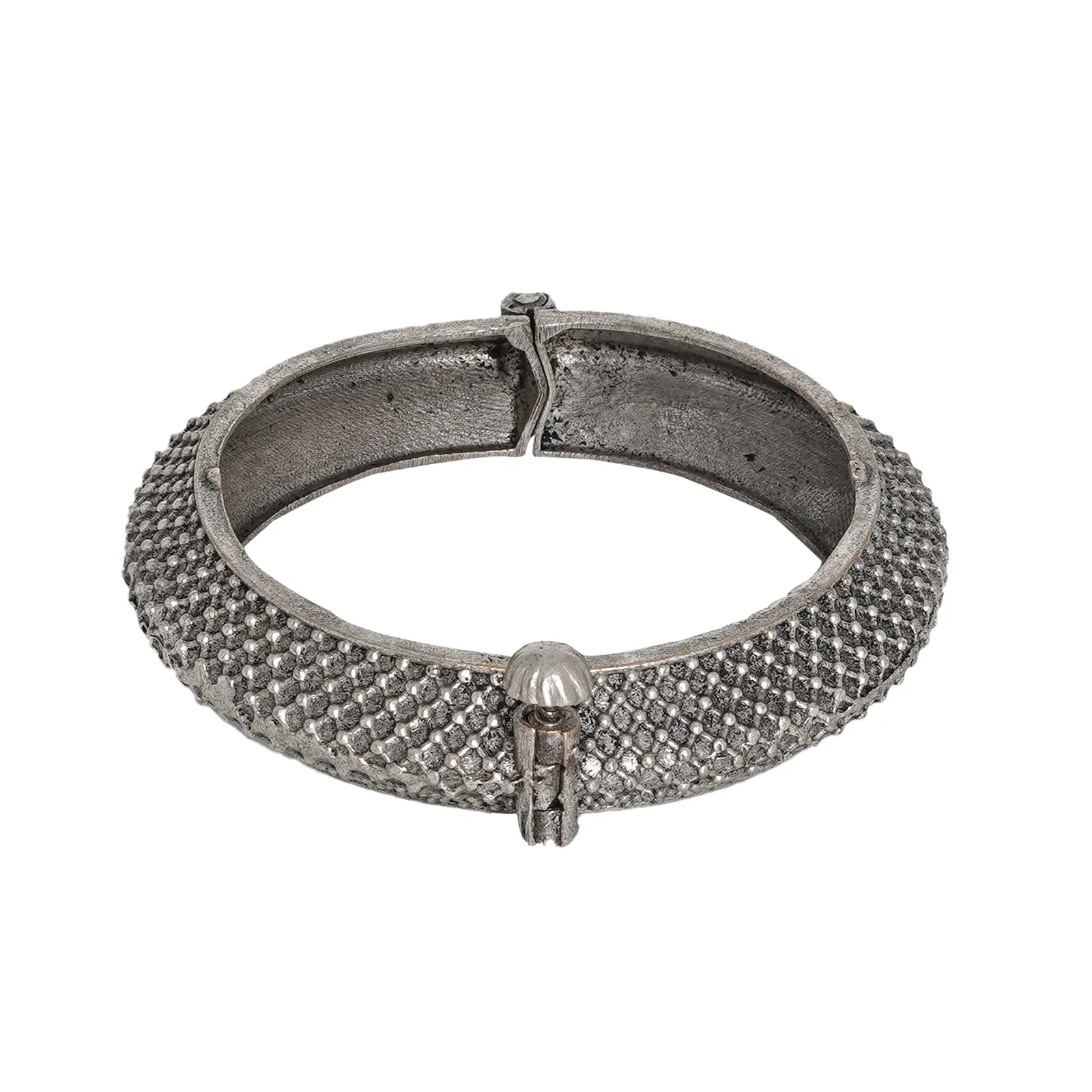 Teejh Arnavi Silver Oxidised Bangles