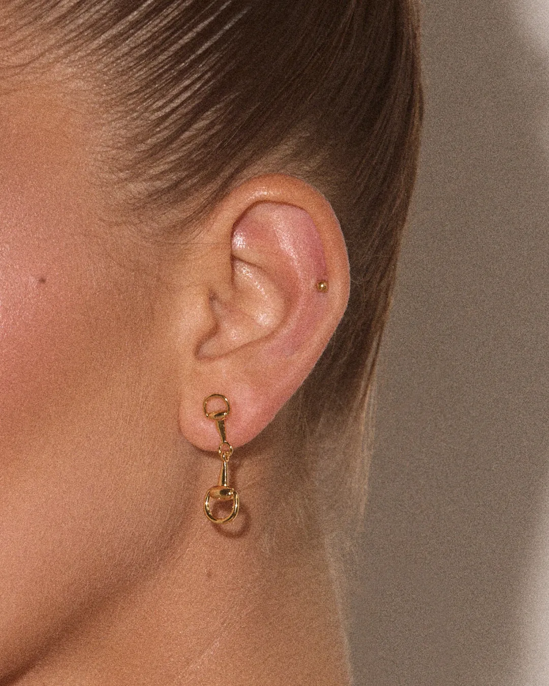 The Horsebit Stud Earrings