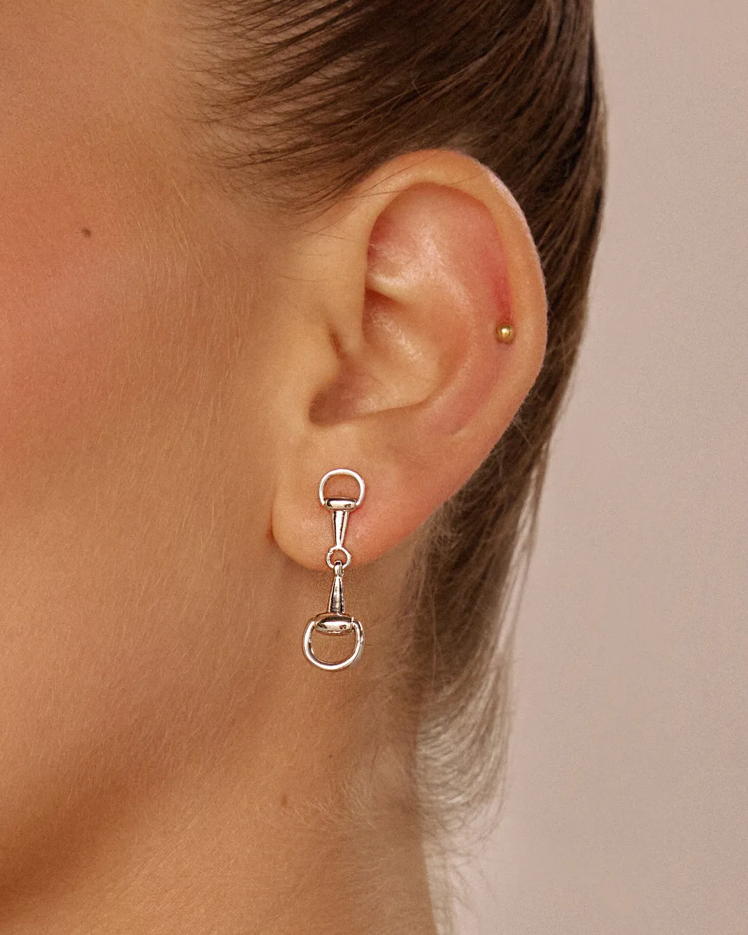 The Horsebit Stud Earrings