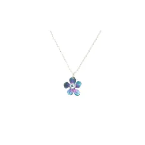 Turquoise Sea Breeze Petite Plumeria Necklace